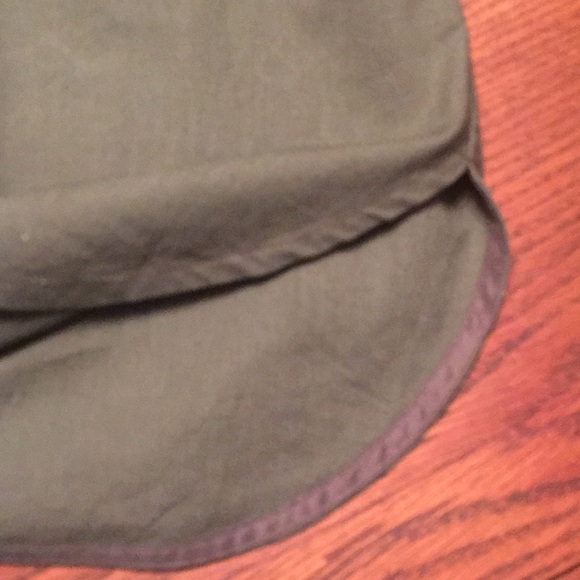 Adorable army green sleeveless buttondown dress - Picture 6 of 7